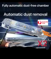 2-PACK Automatic Dust-Free HD Screen Protectors for iPhone 14/15/16 Pro&ProMax
