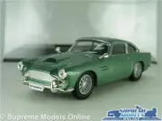 ASTON MARTIN DB4 COUPE MODEL CAR GREEN SPORTS 1:43 SCALE IXO + DISPLAY CASE 5 K8