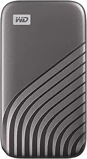Western Digital 2TB My Passport SSD External Portable Drive, Gray, Up to 1050 MB/s - WDBAGF0020BGY-WESN