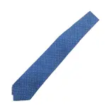 【二手名牌BRAND OFF】SALVATORE FERRAGAMO 費拉格慕 藍色 絲綢 領帶