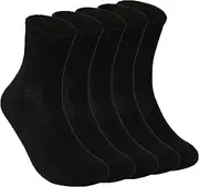 [PERFECT CORNER] Cotton Arch Support Athletic Training Gym Crew Socks for Men Women
