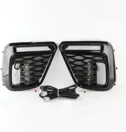 LED DRL Daytime Running Light Front Fog Lamps with Turn Signal Assembly Accessories Compatible With Subaru Forester 2019 2020 2021