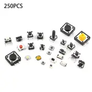 25 Types Assorted Micro Switch Push Tact Button ON/OFF Touch Button Switch Kit b