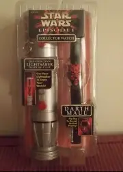 Star Wars Darth Maul Collector Watch w/ Lightsaber Display Case