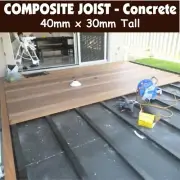 Joist WPC Composite Deck Joists - Allows Decking to be laid on concrete Per LM