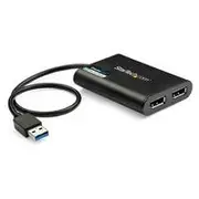 StarTech Connect two additional 4K 60Hz displays to your Mac or PC through a single USB 3.0 port USB32DP24K60