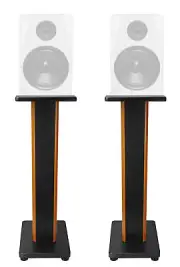 (2) Rockville 28" 2-Tone Studio Monitor Speaker Stands For Rockville APM8W