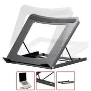 Adjustable Folding Laptop 15" Notebook Stand Riser Platform Holder Steel Black