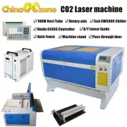 CO2 100W 1060 Laser Cutter Machine Laser Engraving RECI 5000W Chiller Stand AU
