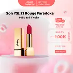 YSL ROUGE PUR COUTURE 緞面光澤 21 ROUGE PARADOXE 唇膏純紅