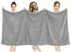 Oversized Bath Sheet 40x80 Extra Oversized 40x80 Bath Towel Sheet Light Grey