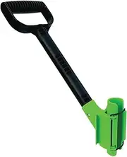 The Rah Handle! A Universal Ergonomic Back Saving Lefty Or Righty, Secondary Handle For Snow Shovels, Rakes, and Other Gardening Or Construction Tools.