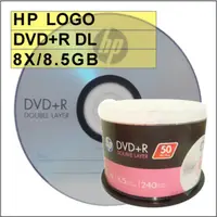 在飛比找PChome24h購物優惠-HP LOGO DVD+R DL 8X / 8.5GB 空白