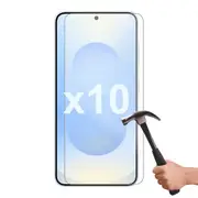 10 Pack Tempered Glass Screen Protector Phone Guard for Samsung Galaxy S25 Bulk