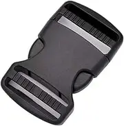 5X 38mm Plastic Side Quick Release Buckle Clip Cord Strap Fastener Webbing Bag