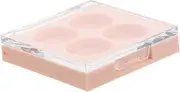 WRITWAA Diy Eyeshadow Makeup Palette Organizer 4 Compartments Refillable Cosmetics Container Portable Storage Case
