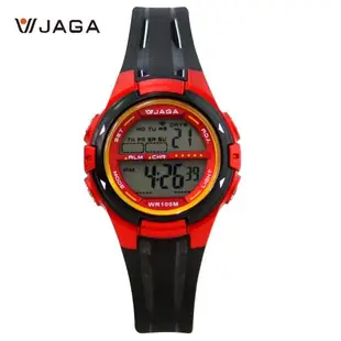 JAGA捷卡 M1140 小巧錶面粉嫩活力色系防水電子錶