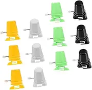 MOLUCKFU 12pcs DIY Walking Robot Clockwork Mechanisms Handmade Craft Accessory for Easy to Use and Replace Old Movements Unique Robot Parts Grey