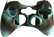 OSTENT Camouflage Soft Silicone Skin Case Cover Pouch Compatible for Microsoft Xbox 360 Controller - Color Ice Blue