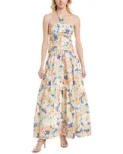 ASTR the Label Linnea Maxi Dress XL Orange