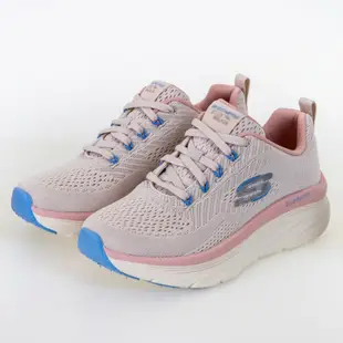 【Skechers】休閒鞋 D Lux Walker 女鞋 桃紅色 緩震 健行 健走 厚底 149368PLUM