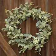 Natural Lamb's Ear Wreath 20"