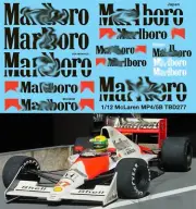 1/12 Decals for McLaren MP4/5B F1 Ayrton Senna A. Prost for MFH TBD277
