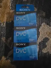 Sony DVM60PRR Premium Digital Video Cassettes - 3 Pack Sealed