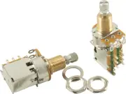 Alpha Potentiometer With Push-Push DPDT Switch - 500 kohm - Standard Bushing ...