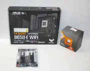 AMD Ryzen 5 7600X3D CPU ASUS B650-E TUF Gaming WiFi AM5 G.Skill 32GB DDR5 6000