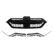 Labwork Chrome Trim Decor Strip & Front Bumper Grille For Honda CR-V 2020-2022