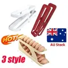 Automatic Scrolling Egg Rack Holder Storage Box Container Refrigerator AU HZQ