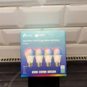 TP-Link Kasa Smart KL125P4 Multicolor Full Color Changing Wi-Fi LED Bulbs 4 Pack
