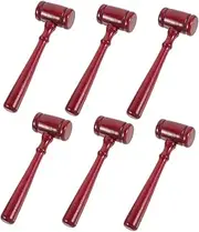 ARTIBETTER Realistic Boys and Girls Judge Hammer Toy Mini Wooden Gavel for Halloween Costumes School Plays Courtroom Drama