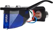 Ortofon 2M Blue Premounted - 2M Blue Pickup Mounted on SH-4 Black Headshell | Easy to Install on S-shaped Tonarms | Blue/Black