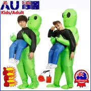 2024 Scary Halloween Alien Inflatable Costume Blow Up Suits Party Dress