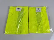Lot /2 Safety Vest SIZE XXL Reflective Tape High Visibility Yellow Cordova V211P