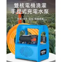 在飛比找PChome24h購物優惠-抽水泵 充電式抽水機 澆水澆菜 澆水機 淋菜澆地農用灌溉20