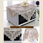 Lace Flower Tables Runner Tablecloth Cove Home Xmas Decor Dining Table 60*60cm