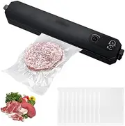 Vacuum Sealer Vacuum Sealer Machine,Automatic Portable Food Vacuum Machine,Air Sealing Packing System with 10pcs Vacuum Sealer Bags(1 pc)