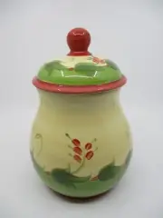 GAIL PITTMAN LAUREL LEAF CANISTER - 6 5/8" 0610I