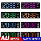 Modern Wall Clock Electronic Alarm Clock Multifunctional for Home Bedroom Decor