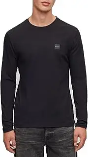 [BOSS] Mens Tacks Logo-Patch T-Shirt in Cotton Jersey