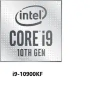 Tray Intel i9-10900KF 3.7GHz CPU 20M Cache 10 Cores Processor LGA1200 125W