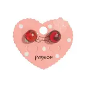 9 mm Red Cabochon Lucite Ball Round Stud Earrings Women Girls Fashion Jewelry