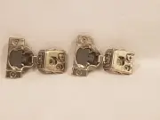 Cabinet Hinges 1-1/4 Soft Close Blum 38N355B10 - Silver Pair - Screws Included