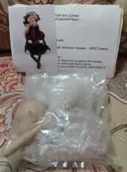 RARE Julia Rueger Bettina Ballerina Doll Body Pieces with Clothing Pattern