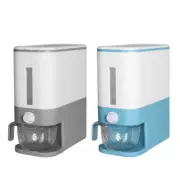 Toque Cereal Dispenser Grain Container Auto Rice Dry Pet Food Storage Box 12L