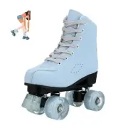 Roller Skates for Women, Frosted Roller Skates Adjustable Holographic Women