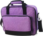 AsrMyjcx Projector Bag,Storage Pouch, Large Adjustable Shoulder Strap, Travel Home Purple, Polyester, Universal Handbag